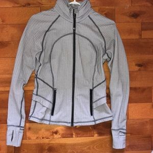 Lululemon sweater - grey and white design